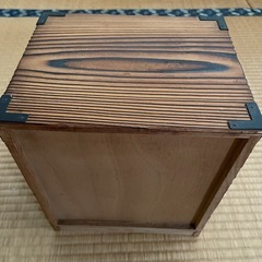 焼杉三段小引出しの画像