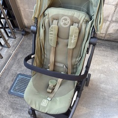 【新モデル　美品】サイベックス　リベル　2025  ベビーカー　B型ベビーカー　バンパーバー付き　モスグリーン　サイベックスリベルの画像
