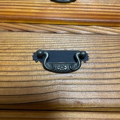 焼杉三段小引出しの画像