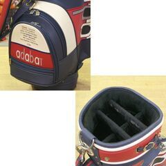 中古 キャディバッグ adabat 星条旗柄 7.5型 6分割 3.1kg 札幌市 清田区 平岡の画像