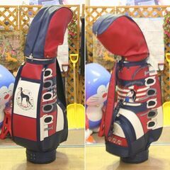 中古 キャディバッグ adabat 星条旗柄 7.5型 6分割 3.1kg 札幌市 清田区 平岡の画像