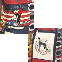 中古 キャディバッグ adabat 星条旗柄 7.5型 6分割 3.1kg 札幌市 清田区 平岡の画像