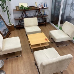 ソファ－(4人掛け)テ－ブル付の画像