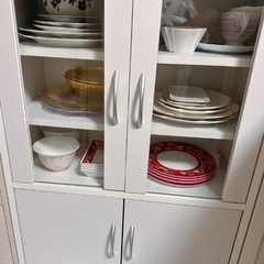 山善/食器棚の画像