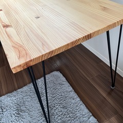 【美品】LOWYA ダイニングテーブル デスク 木目調の画像