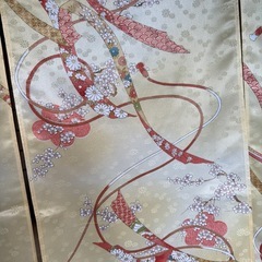 着物素材リメイク暖簾　横幅〜110–丈幅〜80!
の画像