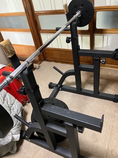 ホームジム バーベル60キロ バーベルスタンド