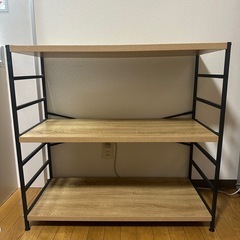 【美品】スチールラックの画像