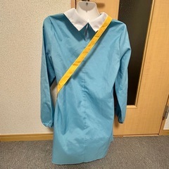 幼稚園　保育園　スモック　水色　コスプレの画像