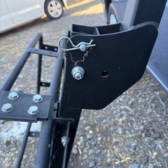 ヒッチキャリア カーゴ 折りたたみ式 130cm x 50cm 車用 キャリア バスケット アウトドア リア 汎用品 ヒッチメンバーの画像