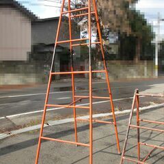 512090 / 脚立 ① / 2点 高さ約115&265cm / 中古品 ※お引取限定の画像