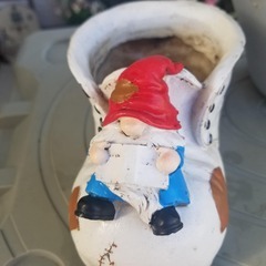 ☆お取引中☆　　ブーツ型　植木鉢　多肉の寄せ植えに！の画像