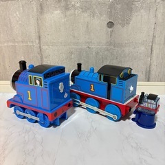 【美品 おまけ付き】トーマス サウンド 音なる 赤ちゃん 子供 喜ぶ おもちゃ 知育 指先運動 貯金箱 機関車 プラレール 電車 新幹線 動く まとめ売り セットの画像