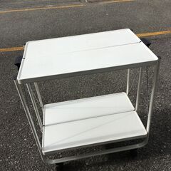JM20564K)折畳ワゴン＜幅：約60cm 高さ：約72cm 奥行：40cm＞中古品【取りに来られる方限定の画像