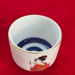 浮世絵　伝統的美人画　徳利　おちょこセット　日本酒　180ml市島酒造　未開封の画像
