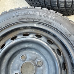 スタッドレスタイヤホイール付き165/65R14の画像