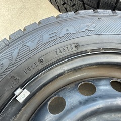 スタッドレスタイヤホイール付き165/65R14の画像