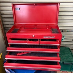 工具箱　中古　汚れ　傷　色褪せありますの画像