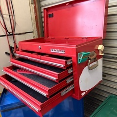 工具箱　中古　汚れ　傷　色褪せありますの画像