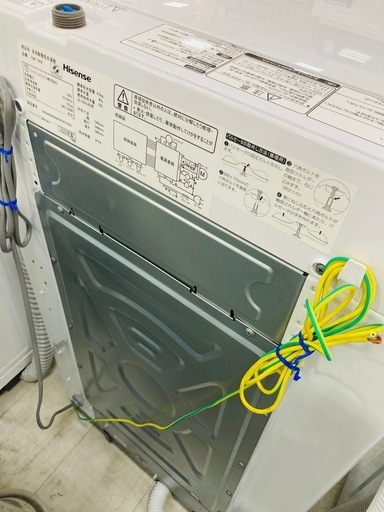 取りに来れる方限定！Hisense(ハイセンス)の全自動式洗濯機です！