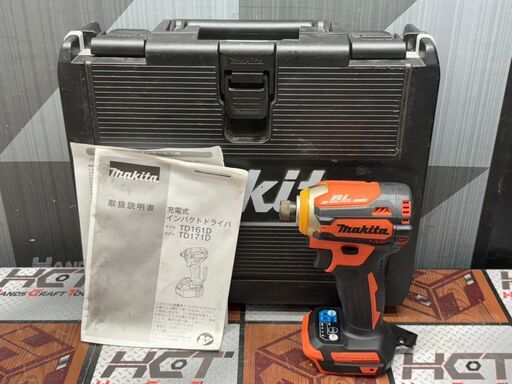 中古】マキタ Makita TD171D 充電式インパクトドライバ 本体＋ケース