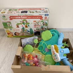 くまのプーさん　えらべる回転6wayジムにへんしんメリー　プーメリーの画像