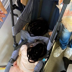 二人乗りベビーカーの画像
