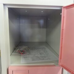 T-084 新品展示品 3段ミニロッカー W300xD520xH880mm 鍵付の画像