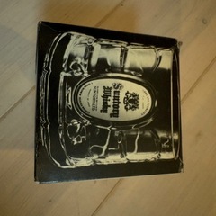 レトロ　角瓶コップの画像