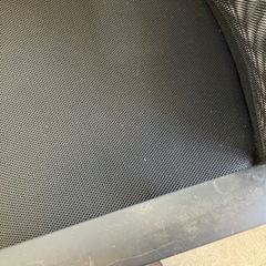 12/25まで店頭商品一部を除き半額クリスマスSALE!!開催中 　K2512-237 オフィスチェア ハイチェア ブラック メッシュ キャスター付き キズ汚れ有りの画像