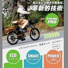 電動アシスト自転車 折りたたみ式 20インチ 5段アシストの画像