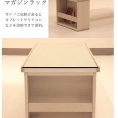 【14日（土）引取り歓迎】リビングテーブル（ガラス板）の画像