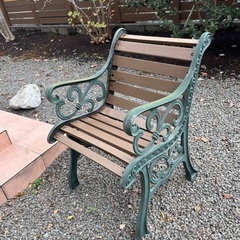 ガーデンチェア　アンティークの画像