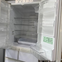 HITACHI 日立 2020年 R-X51N 505L 6ドア 冷凍冷蔵庫 ガラスドアの画像