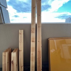 不要な木材　パネコート　イエロー　1x4の画像