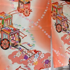 素敵な柄、着物リメイク暖簾のれん！！の画像