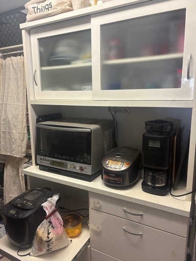 12月２９日処分予定【引越しのため年内取引希望】食器棚