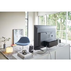 【山崎実業】テレビ裏ケーブルボックス スマート ブラックの画像