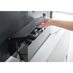 【山崎実業】テレビ裏ケーブルボックス スマート ブラックの画像