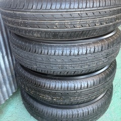 ダイハツ純正ホイール付き新品タイヤ‼️ 145/80R13 製造2022年 ヨコハマ低燃費タイヤ‼️の画像