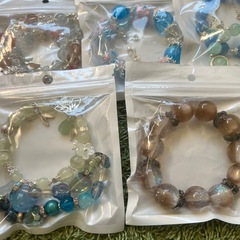 全部セット🤍　ハンドメイドブレスレットの画像