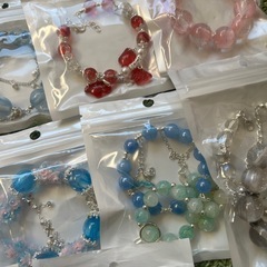 全部セット🤍　ハンドメイドブレスレットの画像