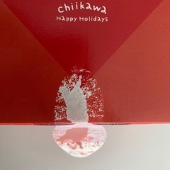 ちいかわ　クリスマスケーキ　空箱の画像