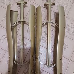 ブーツキーパー　２足セット　ゴールド　ブラックの画像