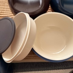 フタ付きお弁当箱 丼タイプ 5個セットの画像