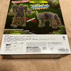 【新品未開封】トランスフォーマー ビースト覚醒 ライノックス／プレゼントにもの画像