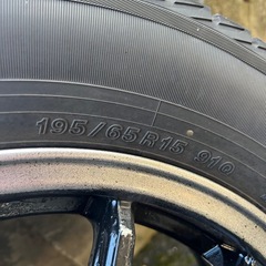 ヨコハマ　スタッドレスタイヤ&ホイールセット　195/65R15の画像