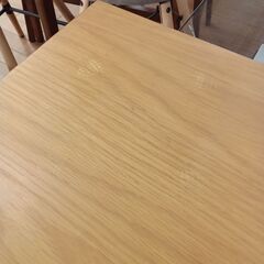 ★リユースのサカイつくば店★TK7795 良品計画 折りたたみテーブル ナチュラル H72×D70×W120 クリーニング済みの画像