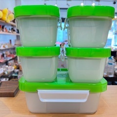 A7182【ショップジャパン】フォーサ 真空コンテナ 角型 本体 6点セットの画像