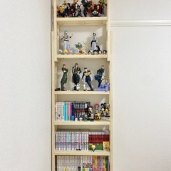 ベルメゾン突っ張り木製シェルフの画像